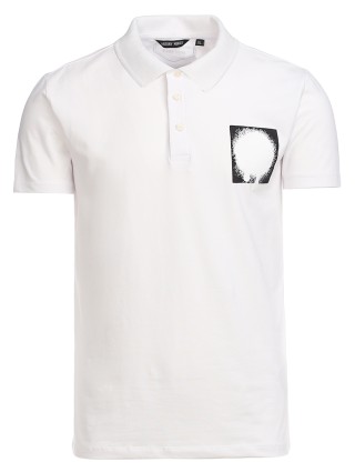 Белое поло ANTONY MORATO: фото - Invogue